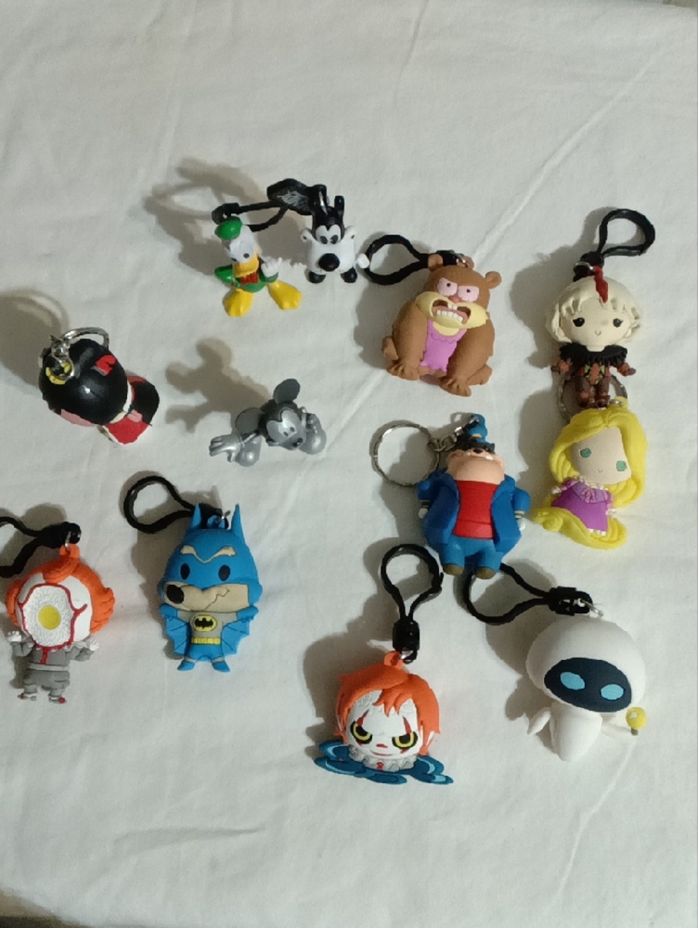 Assorted Cartoon Character Keychain Lot - Multicolor - Picture 3 of 6